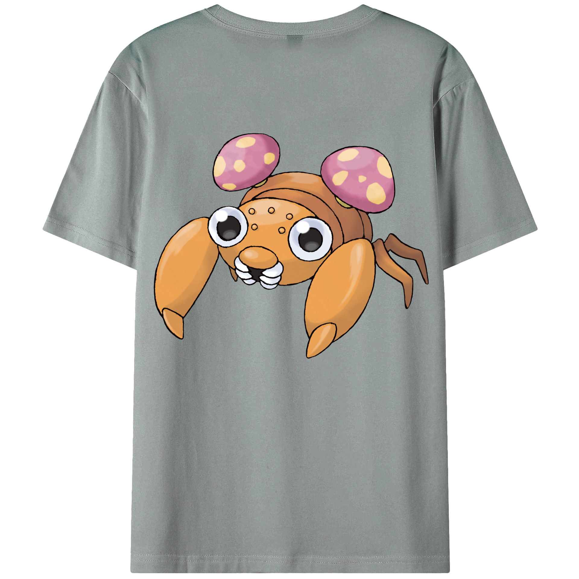 （画像用） ポケットモンスター Pokémon 綿100％ メンズ半袖Tシャツ（バックプリント） 通気性
